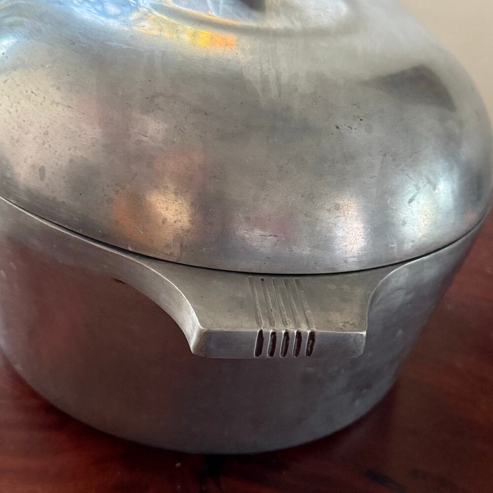 Vintage Magnalite GHC Large Dutch Oven Roaster Pan W/Trivet 19 9/16x18 5/8 in - Picture 5 of 14